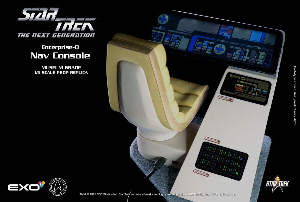 Star Trek: The Next Generation Replik 1/6 Enterprise-D Bridge Consoles Set Image 9