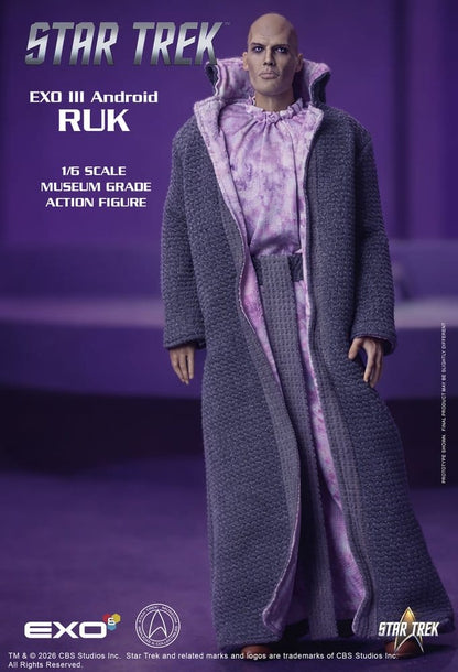 Star Trek: Raumschiff Enterprise Actionfigur 1/6 Ruk EXO III Android 33 cm Image 7