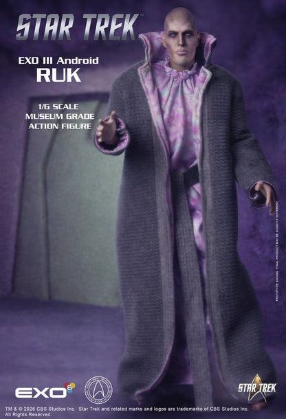 Star Trek: Raumschiff Enterprise Actionfigur 1/6 Ruk EXO III Android 33 cm Image 10