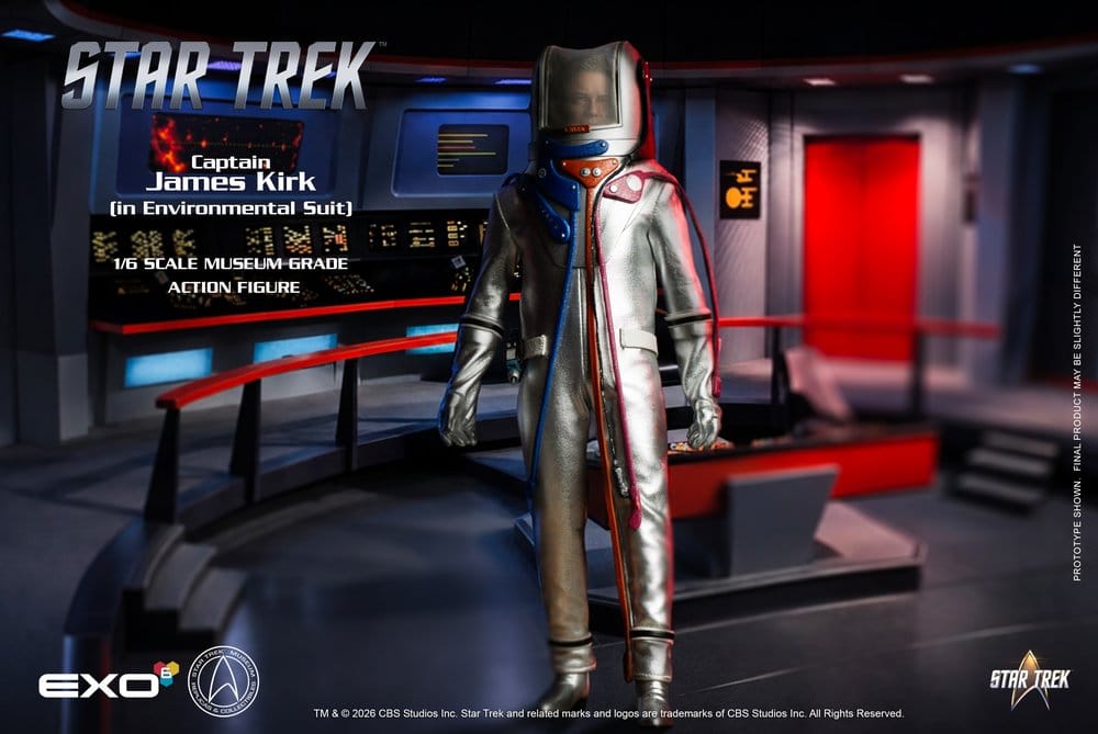 Star Trek: Die Original-Serie Actionfigur 1/6 Captain James T. Kirk (in Environmental Suit) 29 cm Image 4