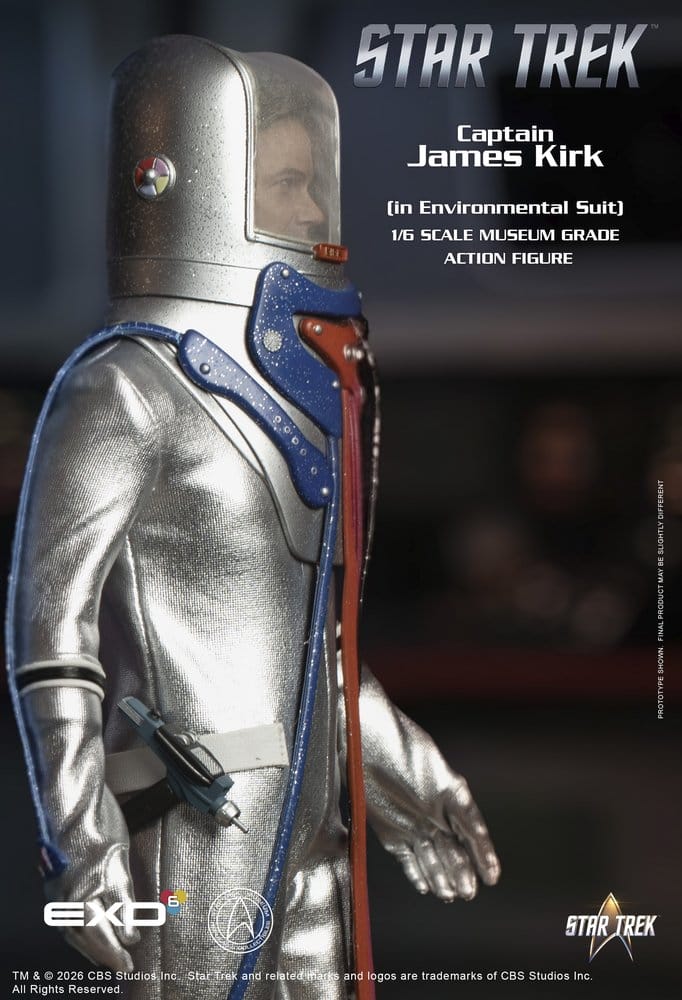 Star Trek: Die Original-Serie Actionfigur 1/6 Captain James T. Kirk (in Environmental Suit) 29 cm Image 5