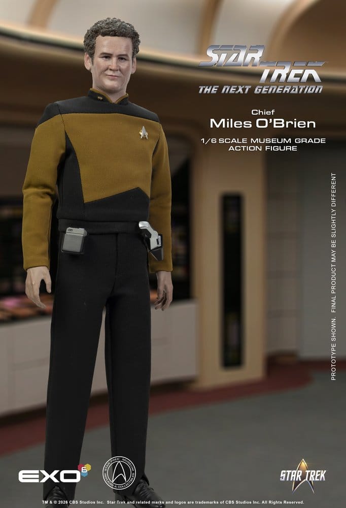 Star Trek: Das nächste Jahrhundert Actionfigur 1/6 Chief Miles O'Brien Essential Version 30 cm Image 3