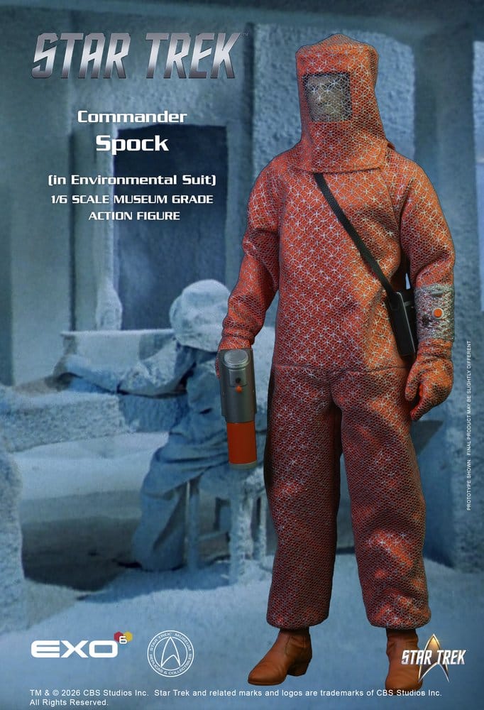 Raumschiff Enterprise Actionfigur 1/6 Spock (im Schutzanzug) 30 cm Image 2