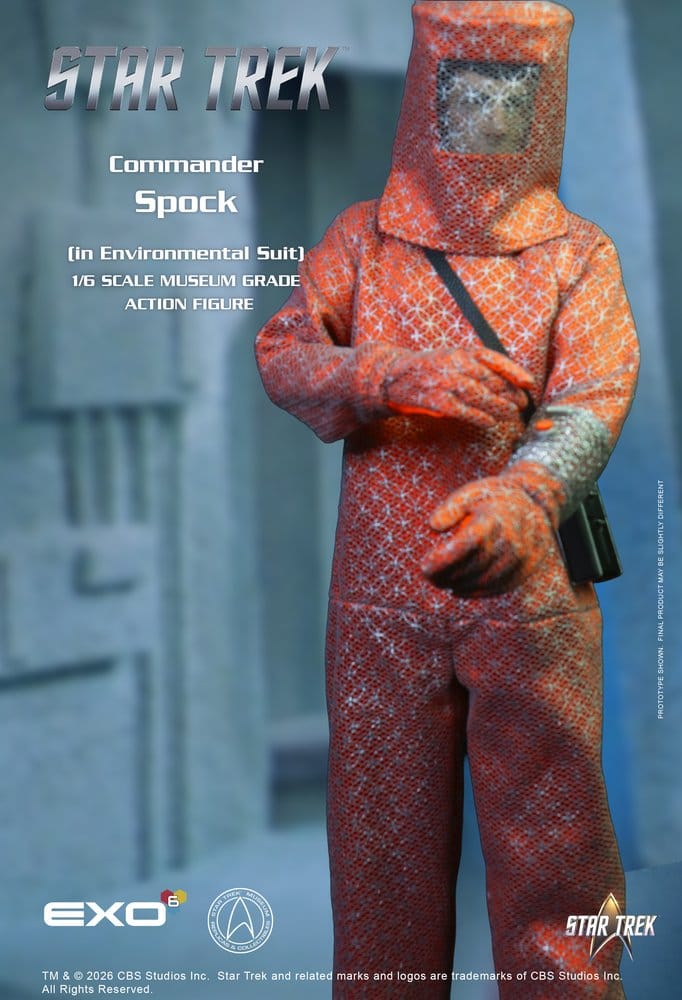 Raumschiff Enterprise Actionfigur 1/6 Spock (im Schutzanzug) 30 cm Image 5