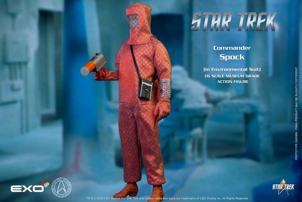Raumschiff Enterprise Actionfigur 1/6 Spock (im Schutzanzug) 30 cm Image 10