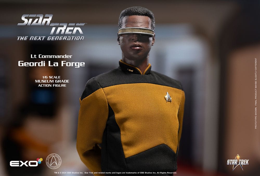 Star Trek: The Next Generation Actionfigur 1/6 Lt. Commander Geordi La Forge (Essentials Version) 28 cm Image 5