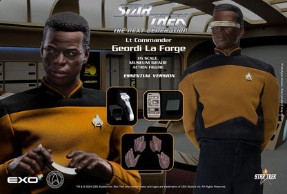 Star Trek: The Next Generation Actionfigur 1/6 Lt. Commander Geordi La Forge (Essentials Version) 28 cm Image 9