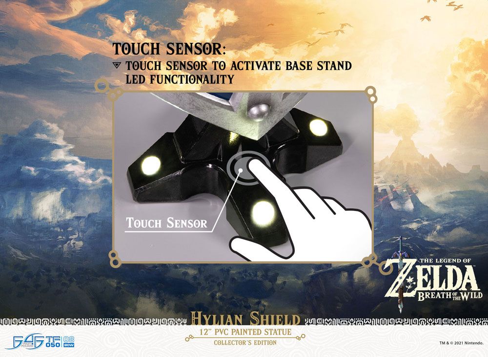 The Legend of Zelda Breath of the Wild PVC Statue Hylian Shield Collector's Edition 29 cm Image 13