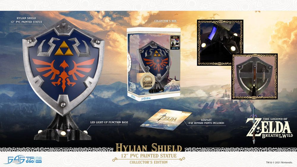The Legend of Zelda Breath of the Wild PVC Statue Hylian Shield Collector's Edition 29 cm Image 26