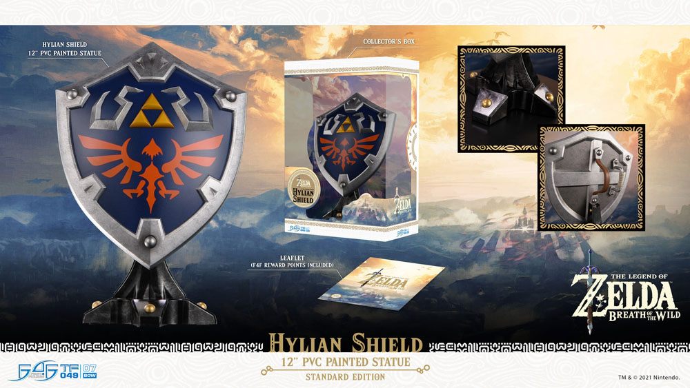 The Legend of Zelda Breath of the Wild PVC Statue Hylian Shield Standard Edition 29 cm Image 26