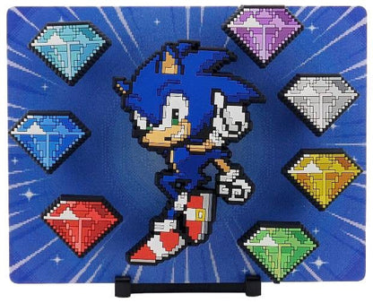 Sonic The Hedgehog FiGGYZ Magnet-Sammelfigur Modern Sonic 35th Anniversary 9 cm Image 3