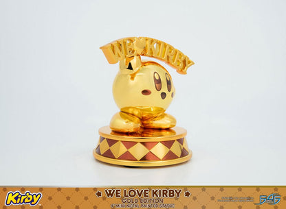 Kirby DieCast Statue We Love Kirby Gold Edition 10 cm Image 6