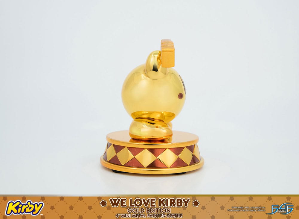 Kirby DieCast Statue We Love Kirby Gold Edition 10 cm Image 7