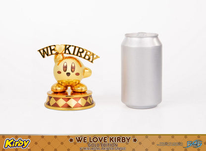 Kirby DieCast Statue We Love Kirby Gold Edition 10 cm Image 11