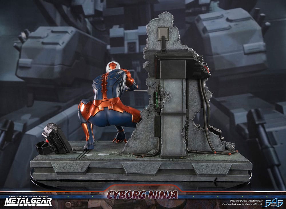 Metal Gear Solid Statue Cyborg Ninja (Gray Fox) 41 cm Image 8