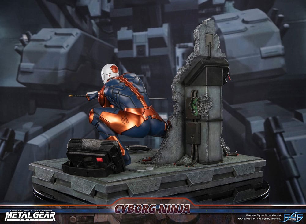 Metal Gear Solid Statue Cyborg Ninja (Gray Fox) 41 cm Image 9