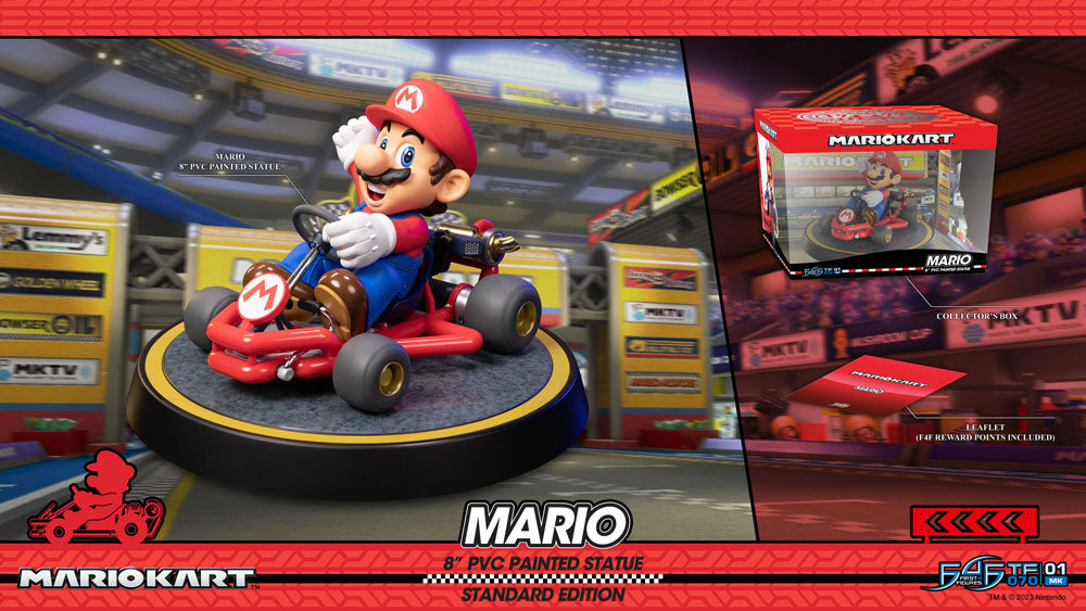 Mario Kart PVC Statue Mario Standard Edition 19 cm Image 3
