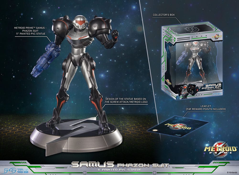 Metroid Prime PVC Statue Samus Phazon Suit Standard Edition 28 cm Image 2