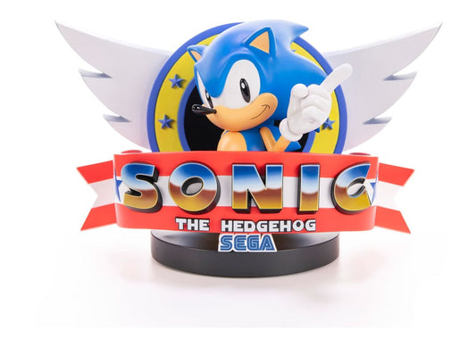 Sonic the Hedgehog Statue Sonic Title Screen 21 cm Image 1