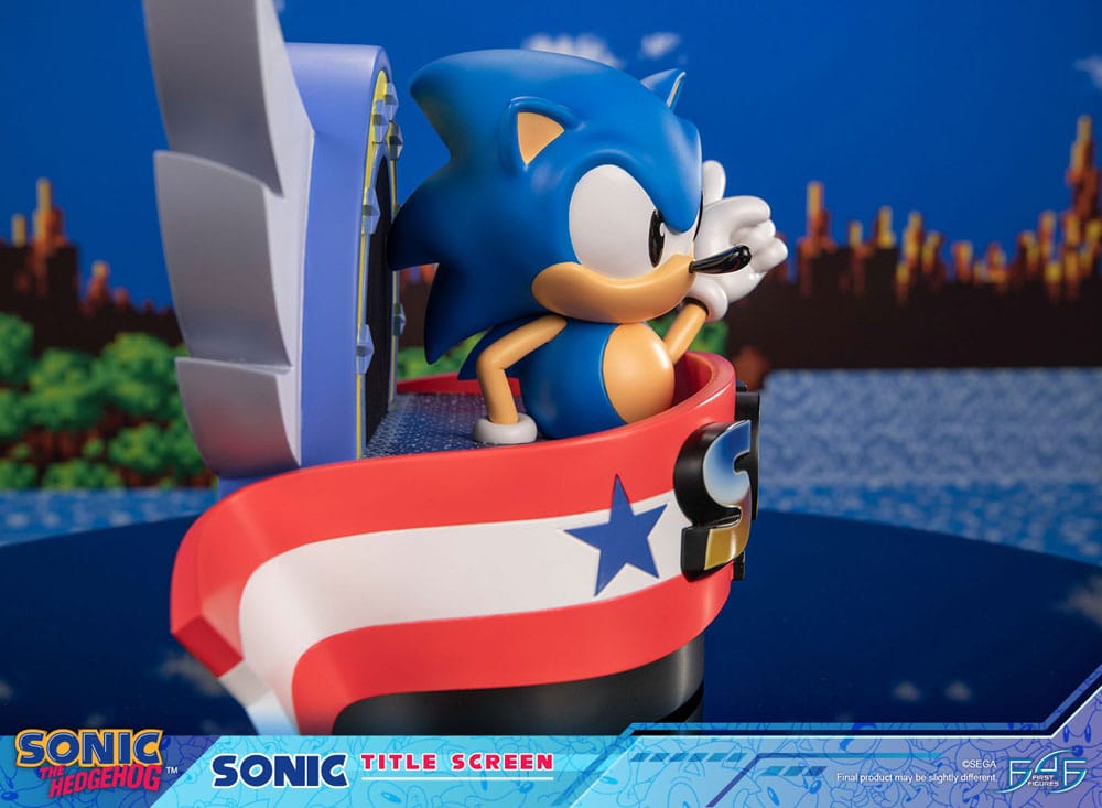 Sonic the Hedgehog Statue Sonic Title Screen 21 cm Image 10
