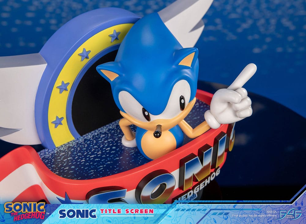 Sonic the Hedgehog Statue Sonic Title Screen 21 cm Image 11