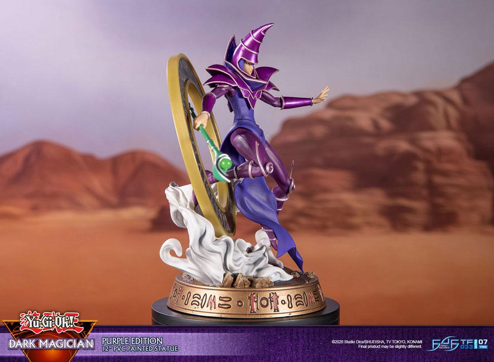 Yu-Gi-Oh! PVC Statue Dark Magician Purple Version 29 cm Image 3
