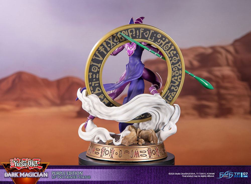 Yu-Gi-Oh! PVC Statue Dark Magician Purple Version 29 cm Image 5