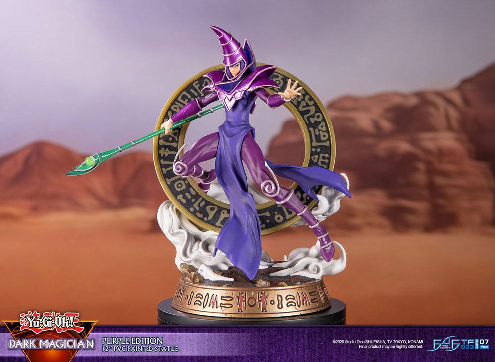 Yu-Gi-Oh! PVC Statue Dark Magician Purple Version 29 cm Image 9