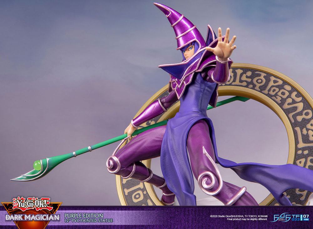 Yu-Gi-Oh! PVC Statue Dark Magician Purple Version 29 cm Image 12