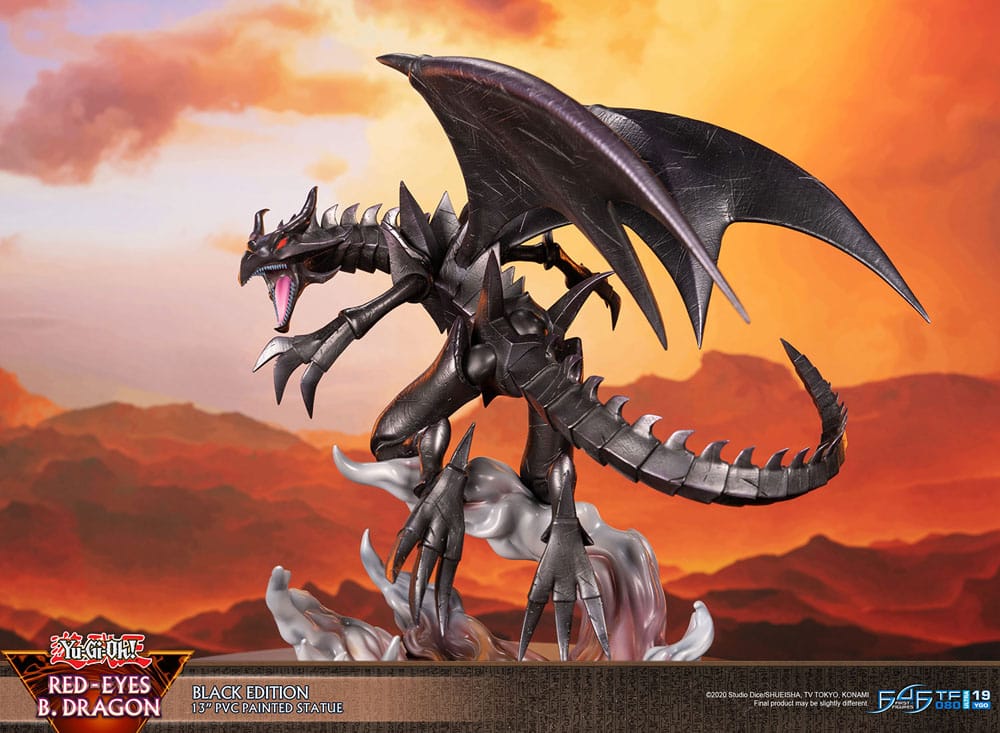 Yu-Gi-Oh! PVC Statue Red-Eyes B. Dragon Black Colour 33 cm Image 24