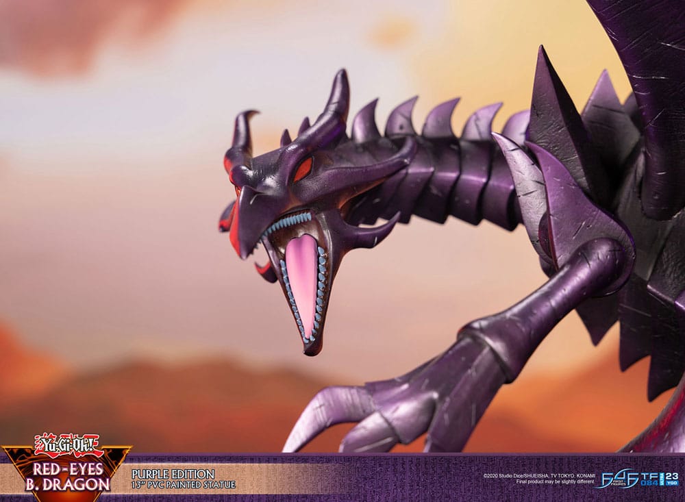 Yu-Gi-Oh! PVC Statue Red-Eyes B. Dragon Purple Colour 33 cm Image 4
