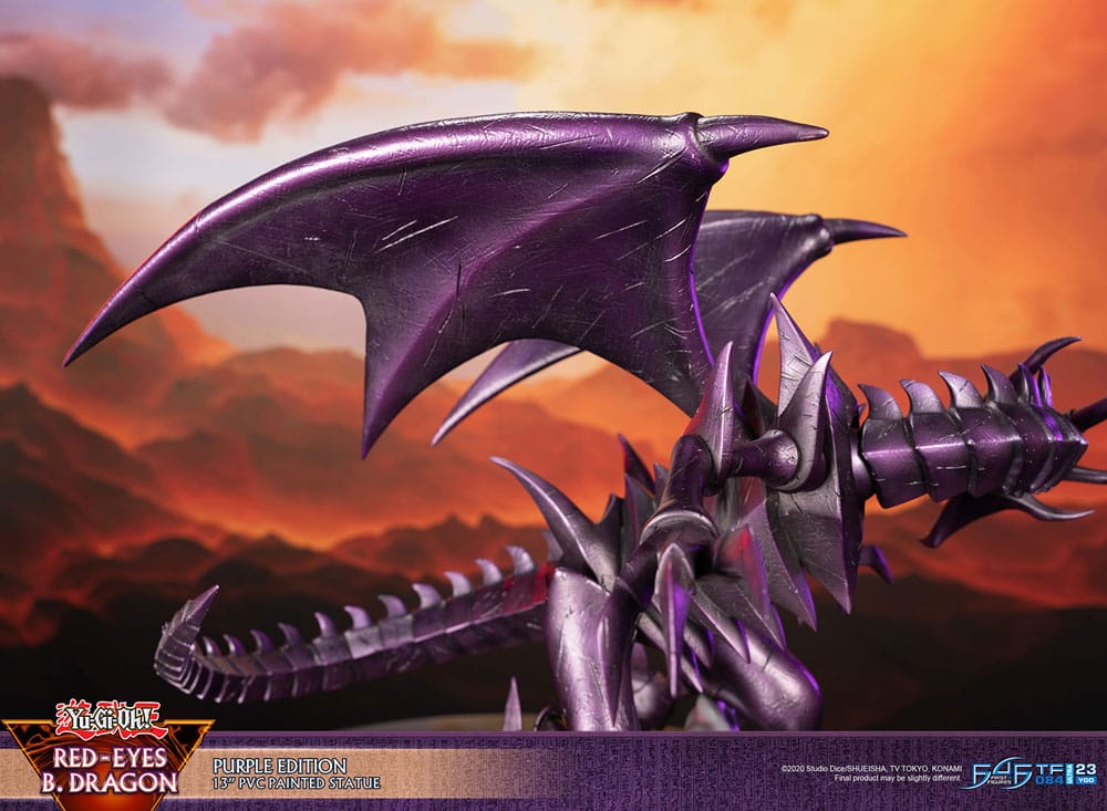 Yu-Gi-Oh! PVC Statue Red-Eyes B. Dragon Purple Colour 33 cm Image 5
