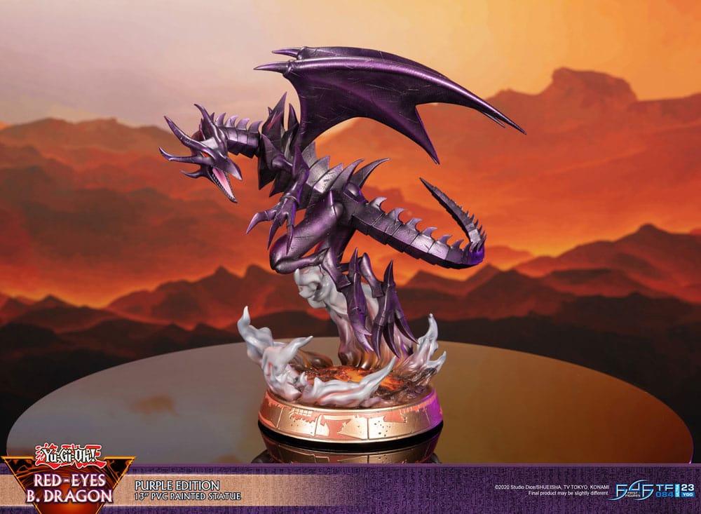 Yu-Gi-Oh! PVC Statue Red-Eyes B. Dragon Purple Colour 33 cm Image 15