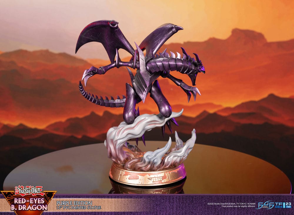 Yu-Gi-Oh! PVC Statue Red-Eyes B. Dragon Purple Colour 33 cm Image 17