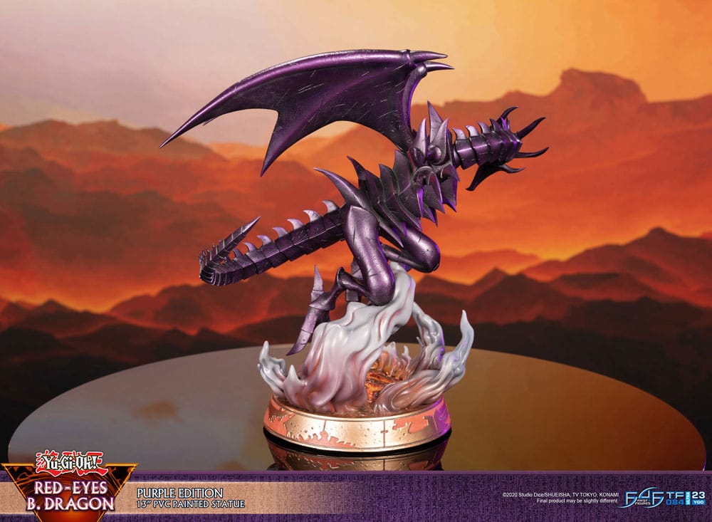 Yu-Gi-Oh! PVC Statue Red-Eyes B. Dragon Purple Colour 33 cm Image 18