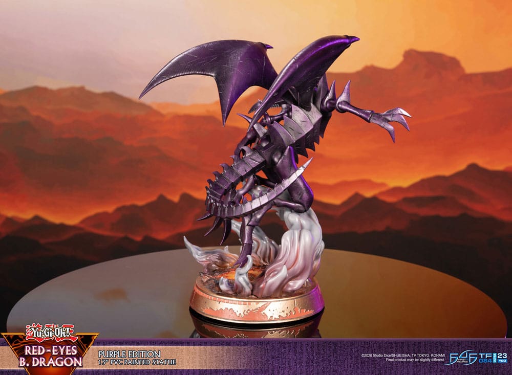 Yu-Gi-Oh! PVC Statue Red-Eyes B. Dragon Purple Colour 33 cm Image 19