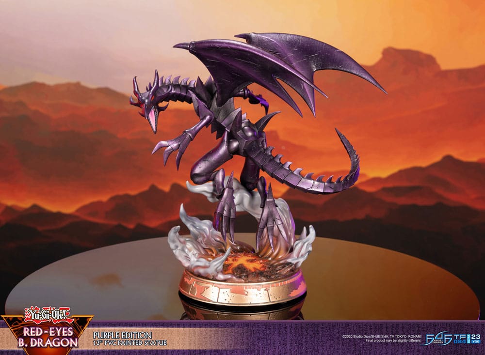Yu-Gi-Oh! PVC Statue Red-Eyes B. Dragon Purple Colour 33 cm Image 22