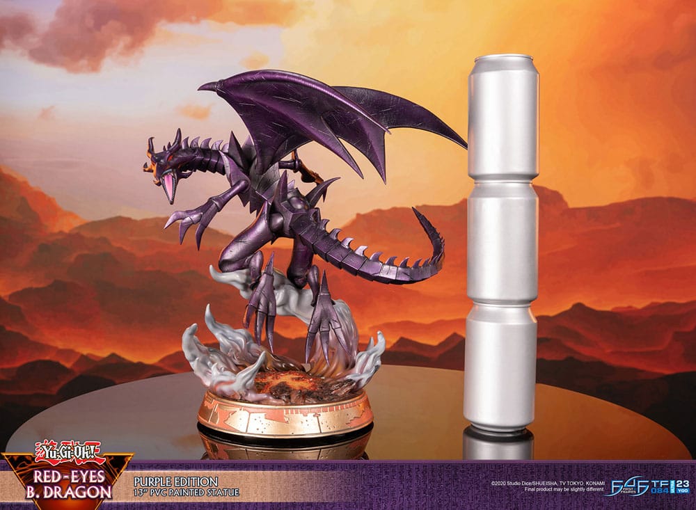 Yu-Gi-Oh! PVC Statue Red-Eyes B. Dragon Purple Colour 33 cm Image 23