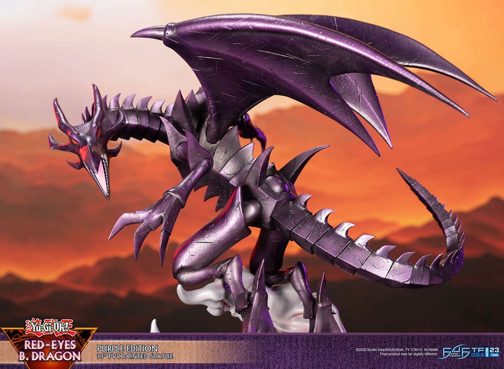 Yu-Gi-Oh! PVC Statue Red-Eyes B. Dragon Purple Colour 33 cm Image 24