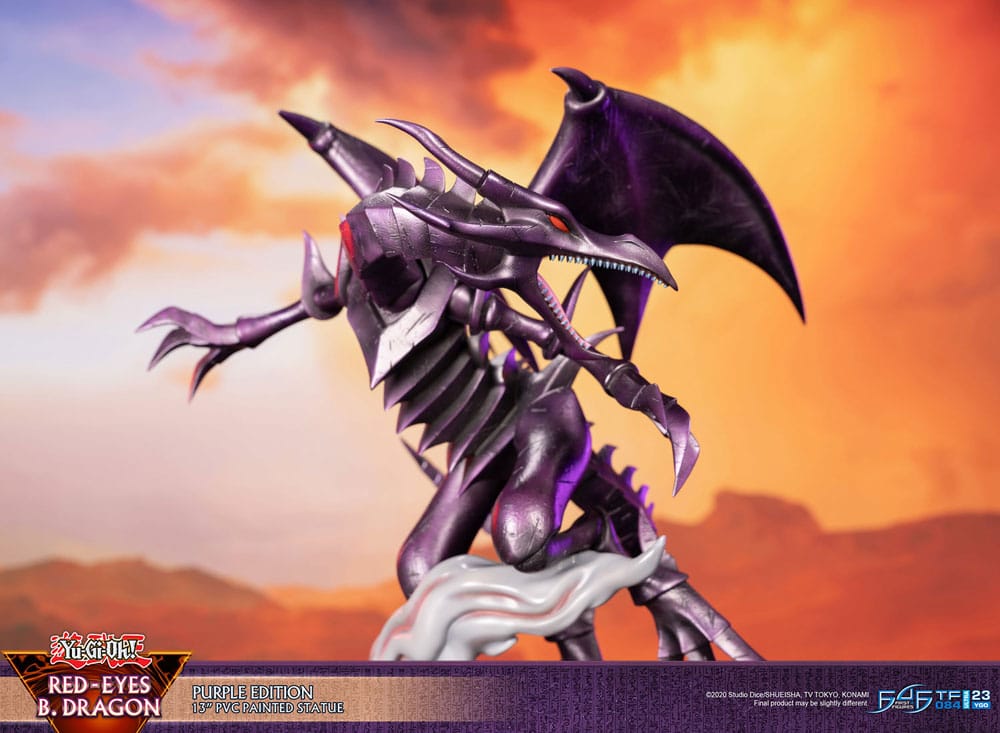 Yu-Gi-Oh! PVC Statue Red-Eyes B. Dragon Purple Colour 33 cm Image 25