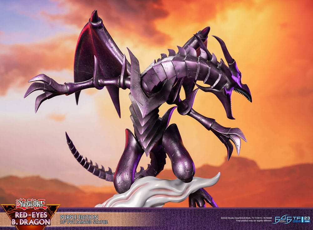 Yu-Gi-Oh! PVC Statue Red-Eyes B. Dragon Purple Colour 33 cm Image 26