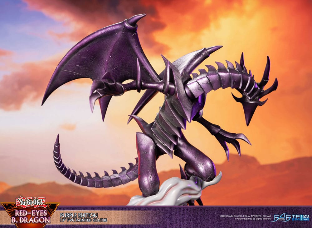 Yu-Gi-Oh! PVC Statue Red-Eyes B. Dragon Purple Colour 33 cm Image 27