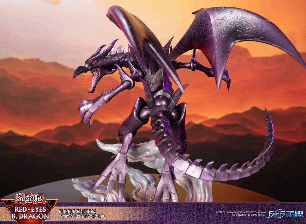 Yu-Gi-Oh! PVC Statue Red-Eyes B. Dragon Purple Colour 33 cm Image 28