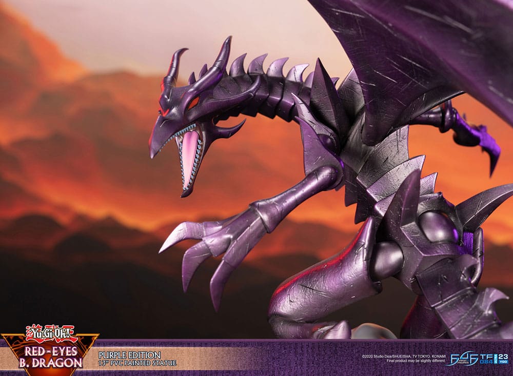 Yu-Gi-Oh! PVC Statue Red-Eyes B. Dragon Purple Colour 33 cm Image 29