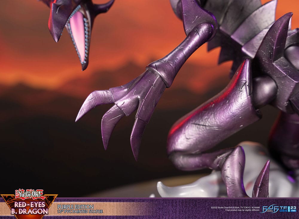 Yu-Gi-Oh! PVC Statue Red-Eyes B. Dragon Purple Colour 33 cm Image 30