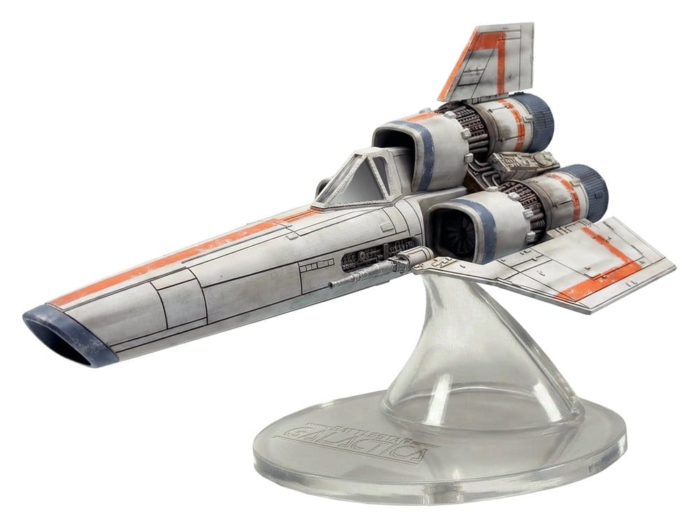 Battlestar Galactica Actionfigur mit Fahrzeug Colonial Viper Mk & Lieutenant Boomer Image 1