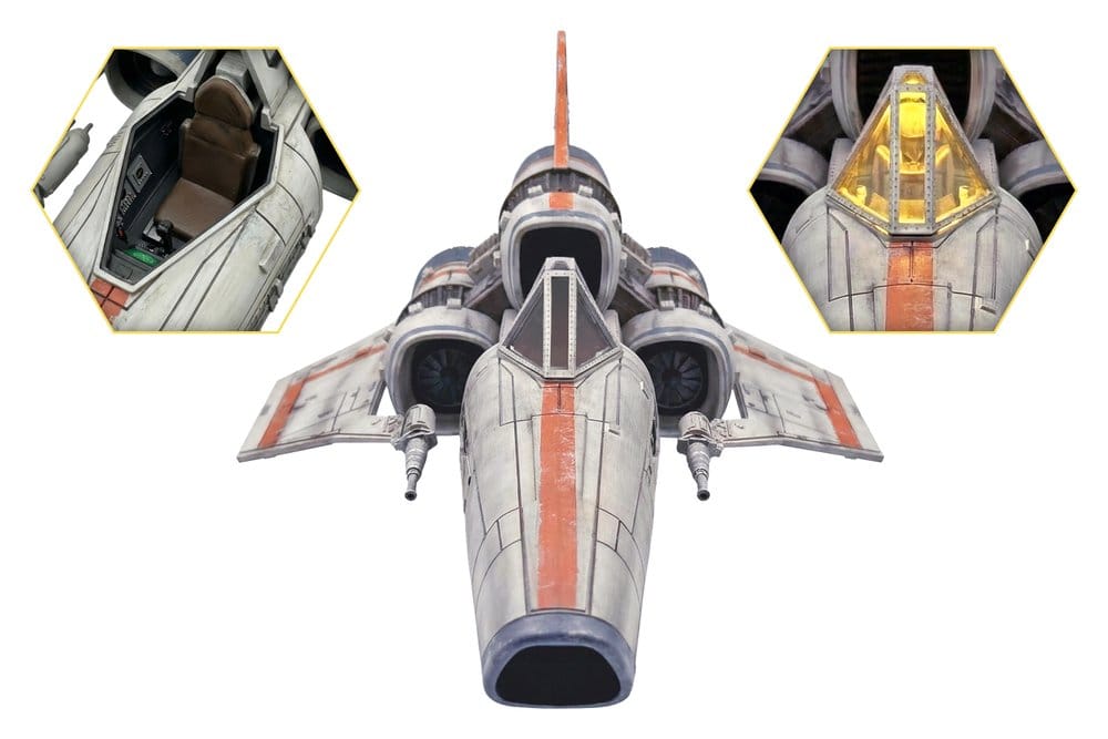 Battlestar Galactica Actionfigur mit Fahrzeug Colonial Viper Mk & Lieutenant Boomer Image 2