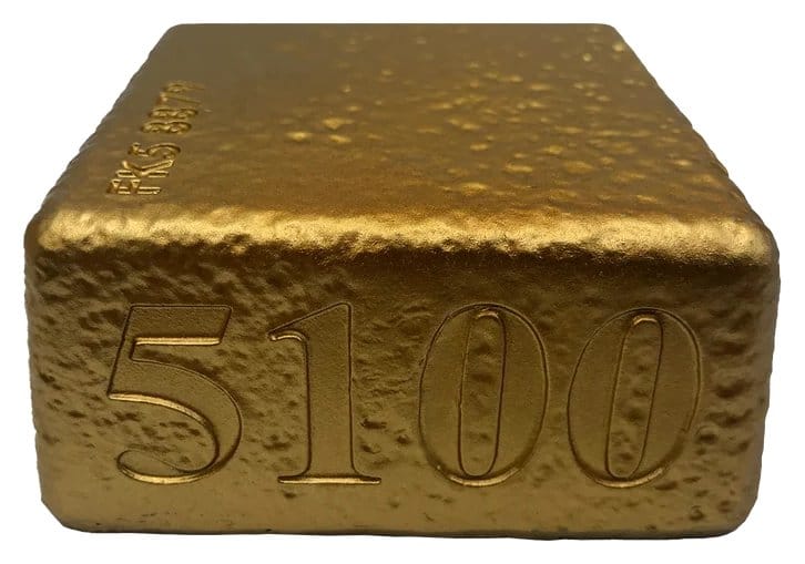 James Bond Prop Replik 1/1 Goldfinger Fort Knox Bullion Bar 25 cm Limited Edition Image 3