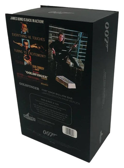 James Bond Prop Replik 1/1 Goldfinger Fort Knox Bullion Bar 25 cm Limited Edition Image 5