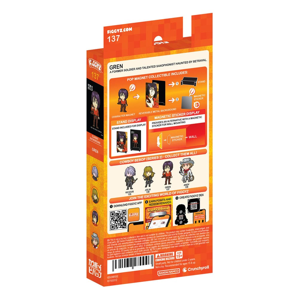 Cowboy Bebop FiGGYZ Magnet-Sammelfigur Gren 11 cm Image 4